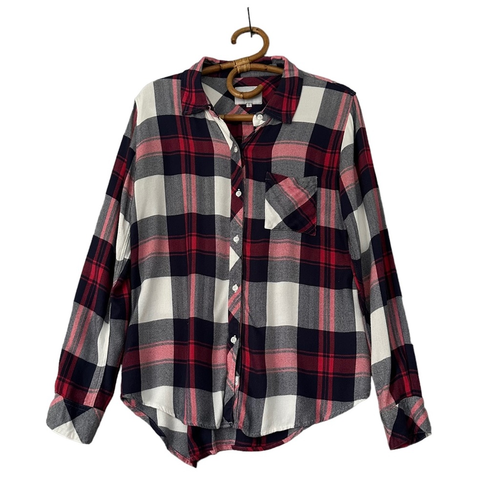 Rails | Hunter Plaid Button Front Shirt Size S